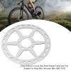 180mm Steel Disc Brake Rotor for Road, Mountain, BMX, Bikes 6 Hole 2.5mm Thickness Lightweight, Heat Dissipating for Enhanced Braking Performance view 3
