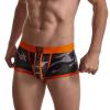 JOCKMAIL Mens Underwear Boxer Briefs Breathable Soft Moisture-Wicking Underwear for Men (US, Alpha, Large, Regular, Regular, Orange) view 4