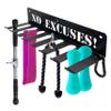 Home Gym Essentials - 16.7 Inch, 8 Hook Gym Storage Rack for Dumbbells, Resistance Bands, Barbell Bars, Jump Ropes & Lifting Belts view 1