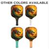 KUAVETO Carbon Fiber Pickleball Paddles Set, All The DIY Fun You can Have with Dragon-BL477 Pattern Custom Made Honeycomb Polymer Core- Includes 2 Paddles, 4 Balls, and a Carry Bag view 2