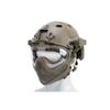 Goldenball Pilot Airsoft Paintball Full Face Helmet w/Steel Mesh Face Guard (Tan) view 1