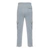 Mens Heavyweight Fleece Cargo Sweatpants Joggers Baggy Elastic Waist Drawstring Workout Pants with Pockets Winter A- Grey view 3