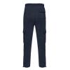 Mens Heavyweight Fleece Cargo Sweatpants Joggers Baggy Elastic Waist Drawstring Workout Pants with Pockets Winter A- Navy view 3