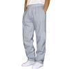 Mens Heavyweight Fleece Cargo Sweatpants Joggers Baggy Elastic Waist Drawstring Workout Pants with Pockets Winter view 1