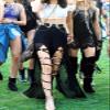 Lorealri Leg Wraps Elastic Garter Rave Dancing Music Festivals Costume for Women (Black-White) view 2