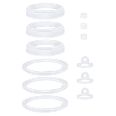 Gnbzxce 3/4pcs Replacement Rings For 24/32/40/64oz Water Bottle Insulated Stainless Steel Water Cup Silicone Gasket