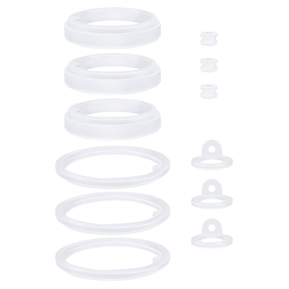 Gnbzxce 3/4pcs Replacement Rings For 24/32/40/64oz Water Bottle Insulated Stainless Steel Water Cup Silicone Gasket