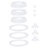 Gnbzxce 3/4pcs Replacement Rings For 24/32/40/64oz Water Bottle Insulated Stainless Steel Water Cup Silicone Gasket view 1