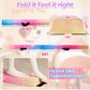 FC FUNCHEER 6FT/9FT Folding Balance Beam for Kids- Gymnastics Foam Floor Beam,Anti-Slip Bottom with Carrying Bag, Faux Suede Covered,Gymnastics Equipment for Home (Faux Suede, Colorful Rainbow, 9FT) view 2