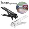 Gnbzxce Aluminum Alloy Hot Bowl Pot Clip Pan Grippers Hot Pot Holder Lifter Clip Clamps for Outdoor Cooking Picnics view 2