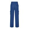 Mens Heavyweight Fleece Cargo Sweatpants Joggers Baggy Elastic Waist Drawstring Workout Pants with Pockets Winter B- Blue view 3