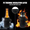 Bike Bottle Cages, Bike Water Bottle Holder Bag Insulated Water Bottle Cage Pouch Bike Cup Holder with Mesh Pocket, Drawstring  Strap Tapes Water Bottle Bag for Scooter, Mountain Bike view 4