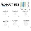 12 Pcs Adult Belly Button Plug Post, Soft Silicone Tummy Belly Button Plug with Medical Tapes for Liposuction (White) view 2