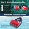Goplus Inflatable Stand Up Paddle Board, 10FT/10.5FT/11FT SUP with Accessory Pack, Adjustable Paddle, Carry Bag, Fin, Hand Pump, Leash, Repair Kit (Stars & Stripes Type2, 10 FT) view 3