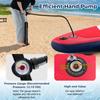 Goplus Inflatable Stand Up Paddle Board, 10FT/10.5FT/11FT SUP with Accessory Pack, Adjustable Paddle, Carry Bag, Fin, Hand Pump, Leash, Repair Kit (Stars & Stripes Type2, 10 FT) view 4