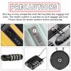 2 Keys Compatible with 007 Key Master Luggage Keys,Luggage Suitcase Password Locks Key view 3