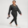 ODODOS Tummy Control 7/8 Compression Leggings for Women 25" High Waist Workout Yoga Pants with High-Positioned Pockets, Onyx Black, XX-Large view 3