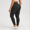 ODODOS Tummy Control 7/8 Compression Leggings for Women 25" High Waist Workout Yoga Pants with High-Positioned Pockets, Onyx Black, XX-Large view 4