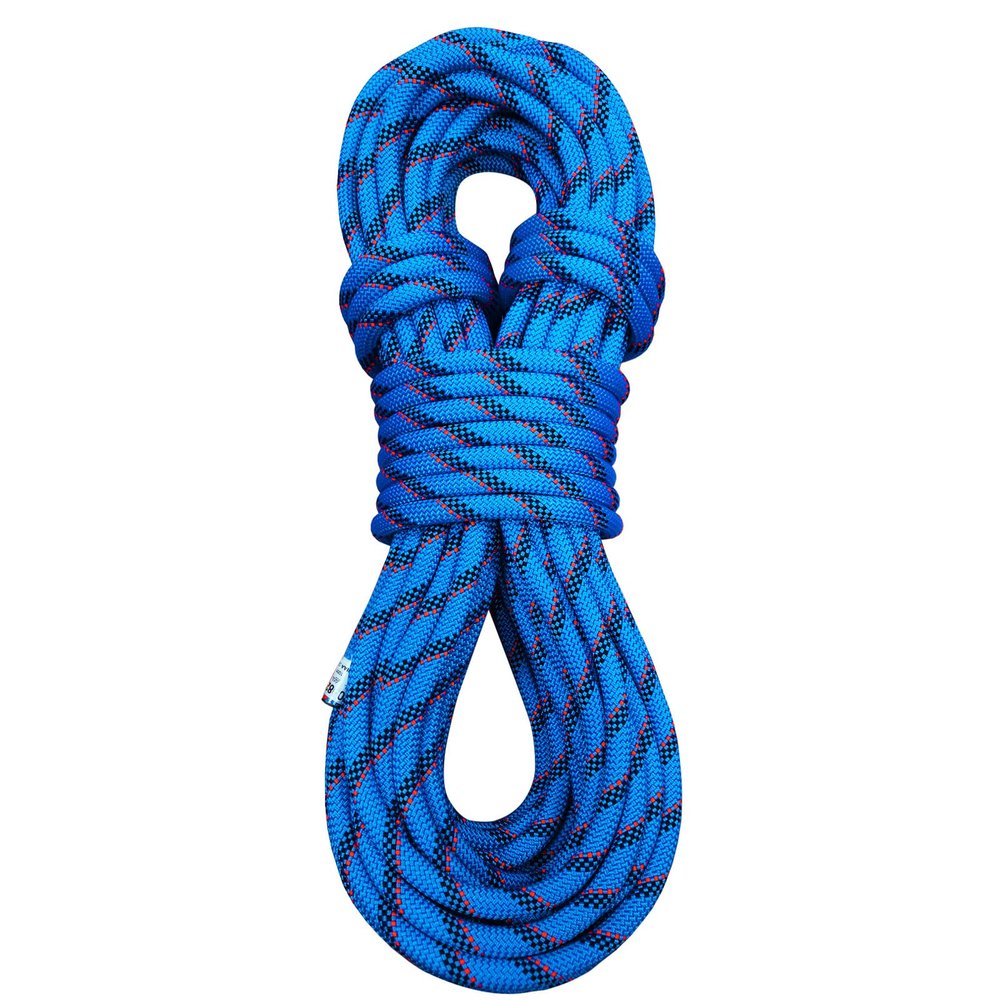 BlazeBeam Static Climbing Rope 10.5mm UIAA Static Line Rappelling Rope 30M (100ft) Nylon Kern Mantle Rope for Escape Rope Rock Climbing, Mountain Tree Climbing, Hauling, Rescue