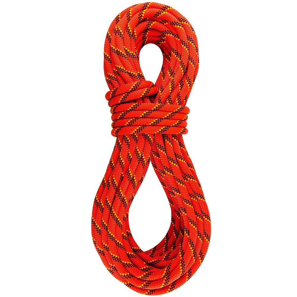 BlazeBeam Static Climbing Rope 10.5mm UIAA Static Line Rappelling Rope 60M (200ft) Nylon Kern Mantle Rope for Escape Rope Rock Climbing, Mountain Tree Climbing, Hauling, Rescue