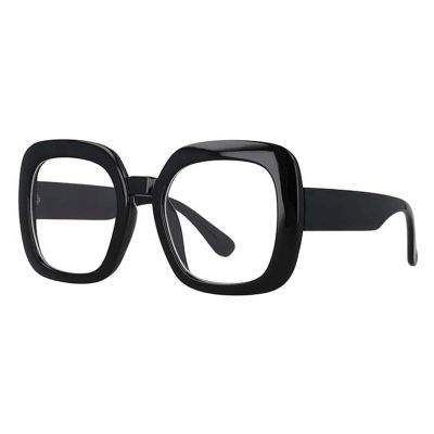HYffUUOP Eyewear Oversized Eyewear Frames Square Eyeglass Frames with Clear Lenses Glasses Frames Eyeglasses