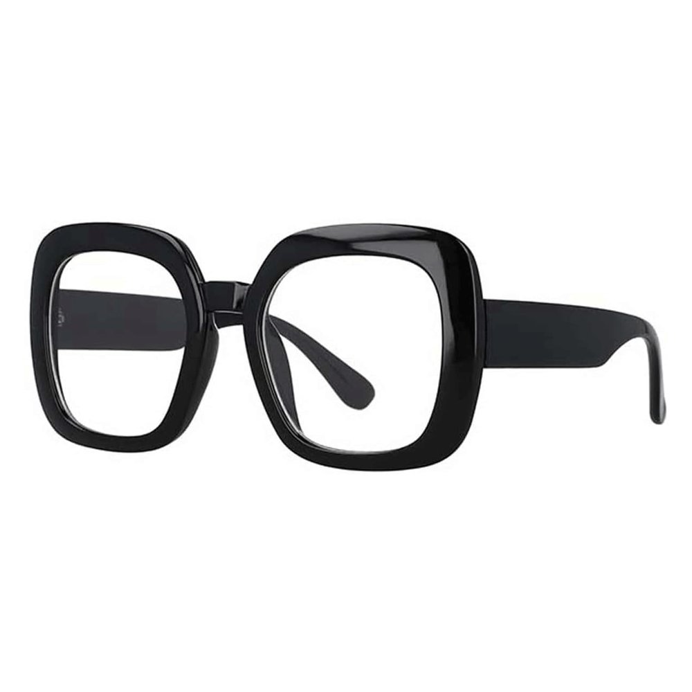 HYffUUOP Eyewear Oversized Eyewear Frames Square Eyeglass Frames with Clear Lenses Glasses Frames Eyeglasses