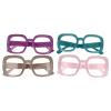 HYffUUOP Eyewear Oversized Eyewear Frames Square Eyeglass Frames with Clear Lenses Glasses Frames Eyeglasses view 4