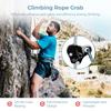 LUMINFLY Fall Protection Belay Device, High Strength Rappel Device Equipment for Mountaineering, Self-Locking Climbing Rope Grip Clamp, Rock Climbing Ascender, Climbing Rope Grab view 2