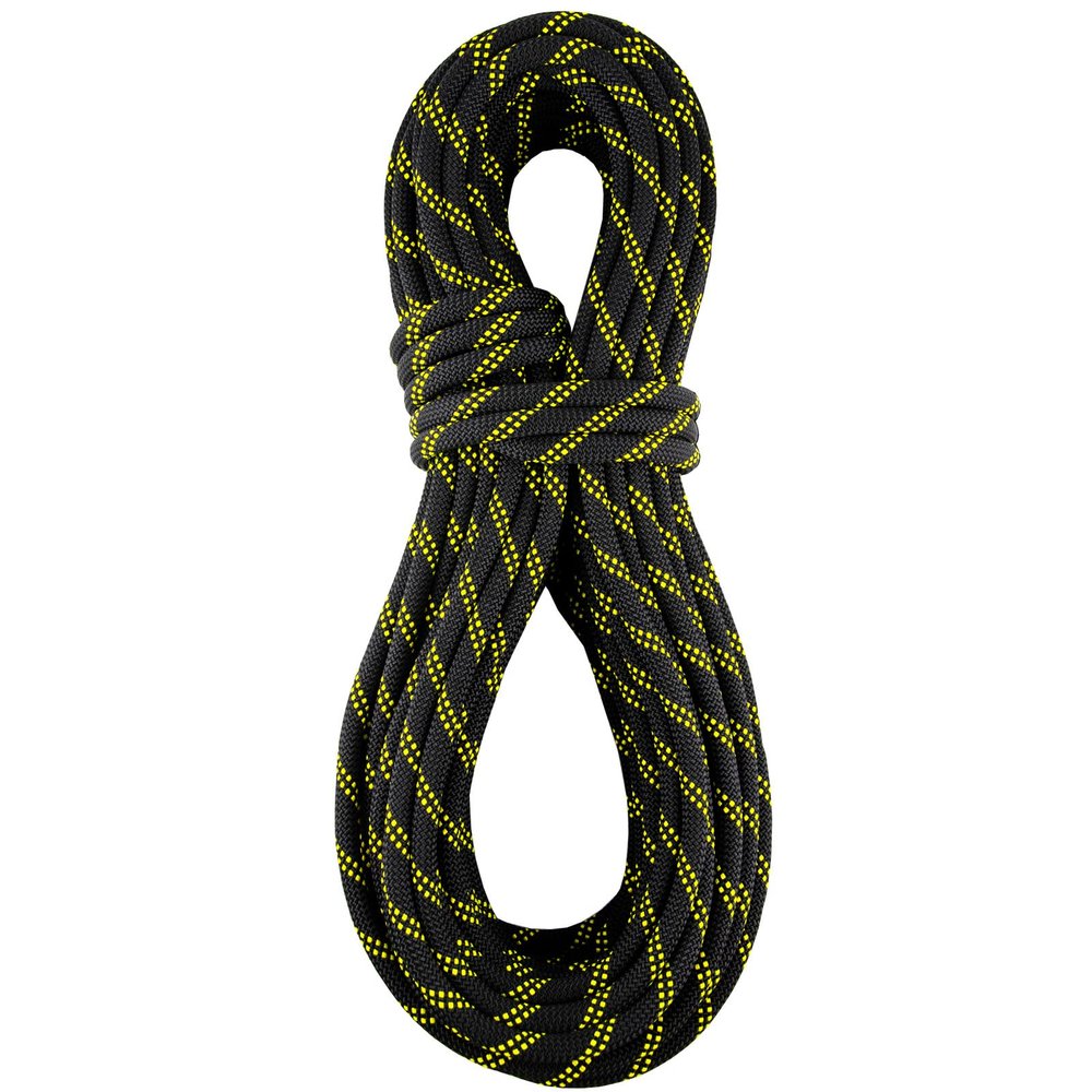 BlazeBeam Static Climbing Rope 11mm UIAA Static Line Rappelling Rope 45M (150ft) Nylon Kern Mantle Rope for Escape Rope Rock Climbing, Mountain Tree Climbing, Hauling, Rescue