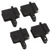 4 Pairs Brake Pads, Disc Brake System Compatible with Multiple, Includes Installation Tool and Accessories, Copper Fiber Organic resins Material for view 4