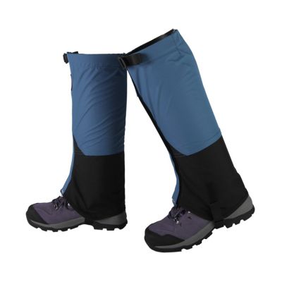 LYHXYLFT Leg Gaiters,Snow Leggings Gaiter,Outdoor Gaiters,Hook Loop Design for Easy Off,Anti-Snake Bite,for Hiking Trekking Climbing Hunting and Skiing(Blue)