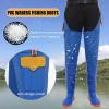 JCWGLY Men Women Hip Waders Boots for Fishing Hunting with Pockets, Lightweight PVC Waterproof Hip Boots Anti-Slip Rain Boots(5.5) view 3