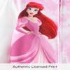 Disney Princess Ariel Little Girls Varsity Bomber Letterman School Baseball Jacket Tie-dye Zip Up Fall Clothes Lightweight Sweatshirt Pink 3T view 4