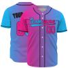 Custom Baseball Jersey Personalized Button Down Baseball Shirts Name Number for Men Women Kids view 1