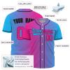 Custom Baseball Jersey Personalized Button Down Baseball Shirts Name Number for Men Women Kids view 4