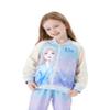 Disney Frozen Elsa Toddler Girls Varsity Bomber Letterman School Baseball Jacket Tie-dye Lightweight Sweatshirt Zip Up Fall Clothes Blue Coat 3-4T view 2