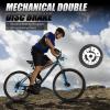 CamPingSurvivals 26/27.5" Mountain Bike 21 Speed Bikes for Adults, Men & Women Mountain Bike with High Carbon Steel Frame, All-Terrain Tires, Double Disc Brake and Suspension Fork(27.5" Blue) view 2
