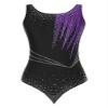 HULIJA Rhythmic Gymnastics Leotard Adult Women Sleeveless Lyrical Ballet Leotard Gymnastics Dance Outfit Purple X-Large view 3