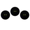 kowaku 3Pcs Double Yellow Dot Squash Balls Practice Slow Speed Portable Men Women 39mm Training Balls for Games Club view 1