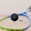 kowaku 3Pcs Double Yellow Dot Squash Balls Practice Slow Speed Portable Men Women 39mm Training Balls for Games Club view 2
