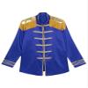 LiiYii Womens SGT Sergeant Pepper Budget Jacket Hippy Medieval Shiny Satin Jackets Halloween Cosplay Costume Royal Blue Medium view 3