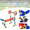 YFJBDKS Fun and Fitness Kids Exercise Bike - Indoor Cycling Toy with Adjustable Seat, Children's Workout Equipment, Boys and Girls Fitness Exercise Equipment,Weight bench view 2