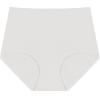 takaeys Cotton Underwear for Women High Waist Full Coverage Briefs Comfort Soft Panties Trendy Breathable Underwear White view 2
