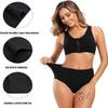 takaeys Cotton Underwear for Women High Waist Full Coverage Briefs Comfort Soft Panties Trendy Breathable Underwear White view 3
