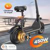 Gyroshoes C1 Electric Scooter with Seat and Basket, 300W High-Power Motor, 15.5 MPH Max Speed, Advanced Braking System, LCD Dashboard, Ideal for Adults, C1-G5G view 2