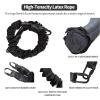 JYHHCYS Aerial Yoga Bungee Cord Rope S M L XL Size - Unisex Heavy Bungee Resistance Band Set for Pilates Training - Home Gym Professional Hanging Training Equipment(All Parts (58~67kg/128~148lbs)) view 3