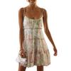 TEOPTKY 2024 New Women's Summer Printed Suspender Mini Dress,Summer Floral Mini Dress,Women's Boho Floral Mini Dress (Style C,Large) view 1