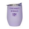 Logo Brands Cincinnati Bengals 16oz. Lavender Soft Touch Curved Tumbler view 1