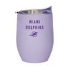 Logo Brands Miami Dolphins 16oz. Lavender Soft Touch Curved Tumbler view 1