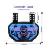 Runxrocy Back Plate Football Adult Rear Protective Pad Youth Protect Football Backplate for Players Call Your Mom Blue Color (Call Your Mom-Blue Color, Youth (Above 12Years Old)) view 3